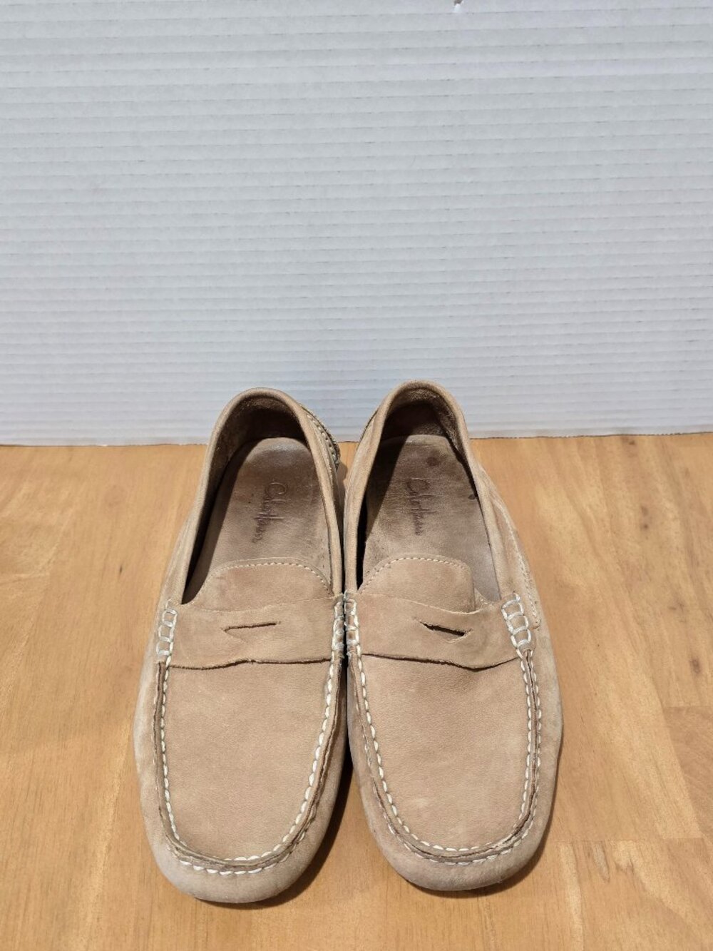 Cole Haan Women's Suede Penny Loafer Driving Moccasins Shoes Tan Size‎ 6.5